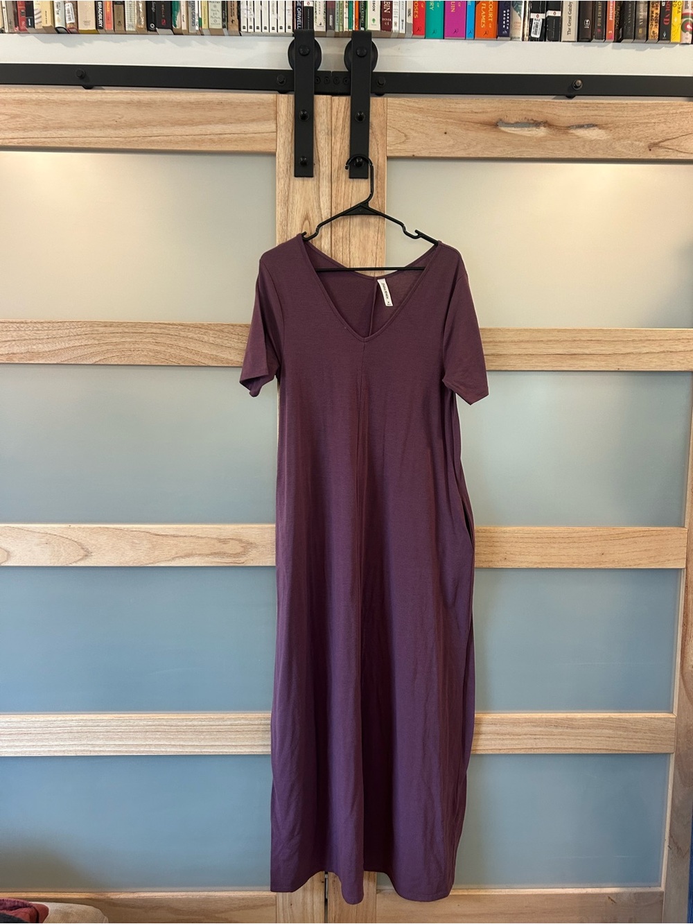 Purple summery maxi with pockets